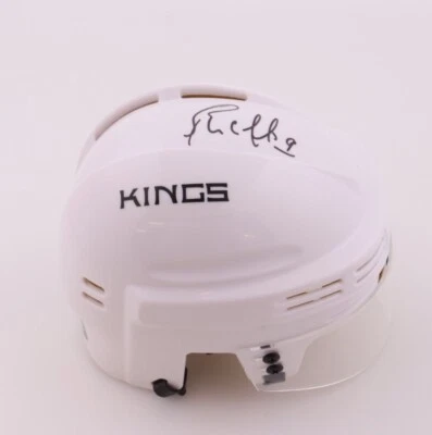 Mini casco de hockey firmado por Bernie Nicholls de Los Angeles Kings (cojo certificado de autenticidad deportivo) Foto 1 de 4