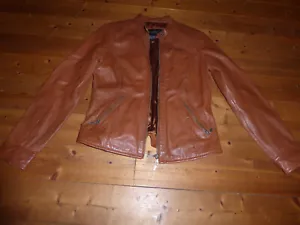 kurze Lederjacke braun Gr. 38 nur einmal getragen - Bild 1 von 1