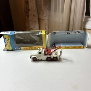 Matchbox King Size K-2 Scammell Heavy Wreck Truck Used W Box Vintage - Picture 1 of 24