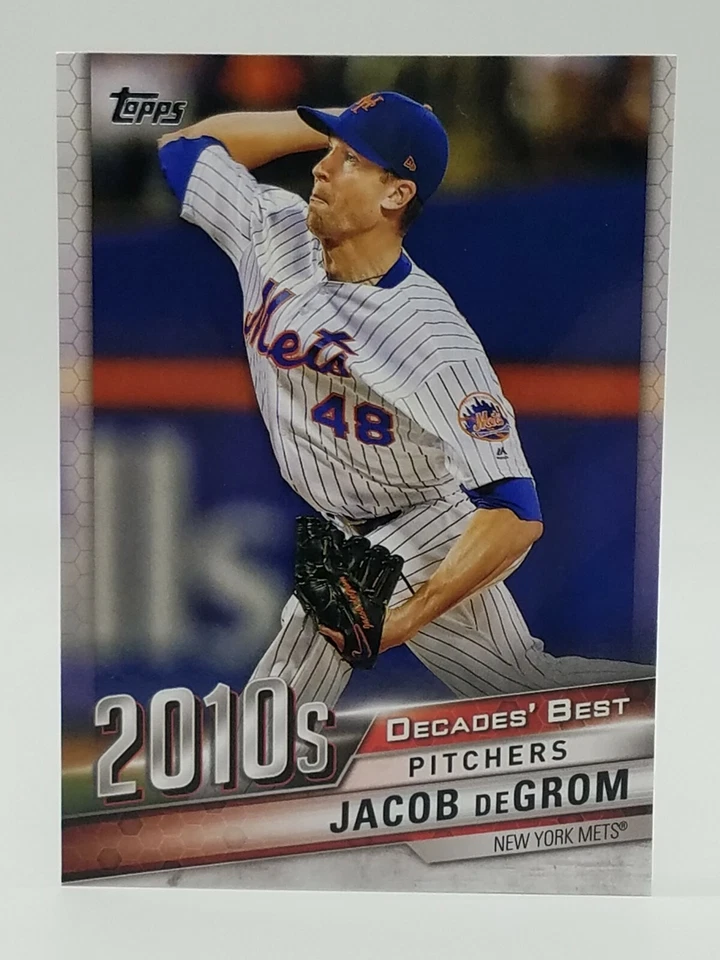 2020 Topps Series 2 Jacob deGrom Decades Best #DB-98 New York Mets 🔥🔥🔥 - Image 1 of 2