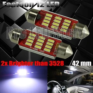 Bombillas de luz LED de alta potencia 4014 12SMD 42 mm Festoon de alta potencia 4014 12SMD interior mapa - Imagen 1 de 1