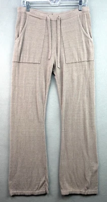 Barefoot Dreams Pants Small Cozy Chic Ultra Light Wide Leg Lounge Rose Gray 493 - Image 1 of 4
