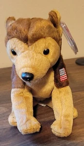 TY COURAGE the DOG BEANIE BABY - Picture 1 of 5