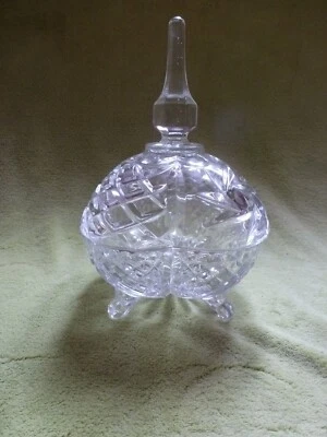 Bleikristallschale Bonboniere Deckeldose 24% PbO Tritschler Winterhalder - Bild 1 von 4