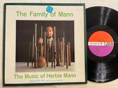 The Family Of Mann / The Music Of Herbie Mann LP Atlantic Mono Black Fan M-!!!! - Image 1 of 4