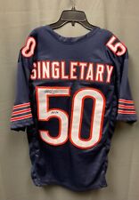 Mike Singletary " HOF 98 " Signed Bears Football Jersey AUTO JSA COA Sz XL 