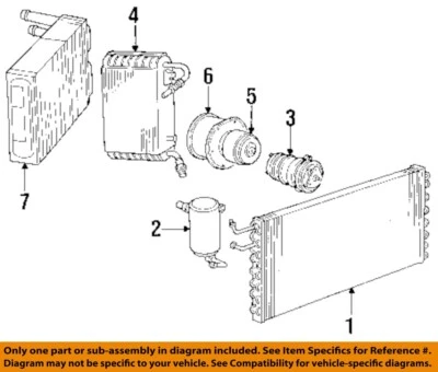 Motor soplador de climatización usado se adapta a: Buick Skylark 1995 con CA integral grado A Foto 1 de 2