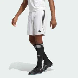 NEW Adidas Men’s Tiro 23 League Shorts Size Large White Black NWT IB8083 Soccer - Picture 1 of 5
