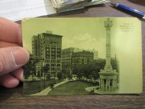 VINTAGE - CORNER OF WASHINGTON AVE & SPRUCE ST - SCRANTON PA - POST CARD - VG - Picture 1 of 1