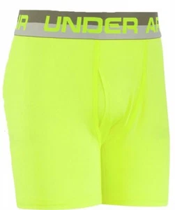 $49 Under Armour Boys Underwear Yellow Microfiber Stretch Boxer Brief Ylg/14 - Picture 1 of 1