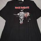 IRON MAIDEN PLAY WITH MADNESS SHIRT ADULT MENS LARGE L BLACK 80s METAL ROCK NWT