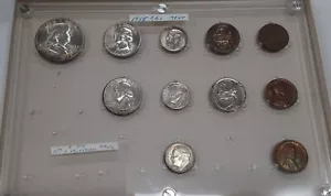 1955 PD&S UNC Set in Seitz Holder - Uncirculated w/Toning 11 Coins Total - Picture 1 of 2