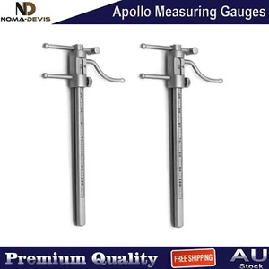 2 PCS Dental Implant Venus Apollo Gauge Teeth Measuring Orthodontic Instruments - Picture 1 of 4