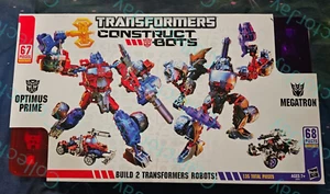 Hasbro Transformers Construct-Bots Paquete de 2 OPTIMUS PRIME Vs MEGATRON 135 Piezas - Imagen 1 de 2