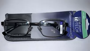 FOSTER GRANT Ti-Tech Ti100 DGN titanium HyperFlex readingglasses CHOOSE STRENGTH - Picture 1 of 3