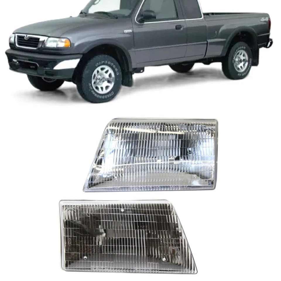 Пара фар для водителя и пассажира для Mazda B2500/B3000/B4000 1998 1999 2000 годов выпуска - Изображение 1 из 4