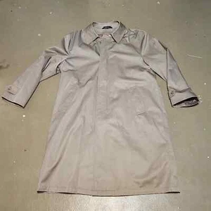 Christian Dior Monsieur Trench Rain Coat Wool Removable Liner Men's Size 44R - Picture 1 of 5