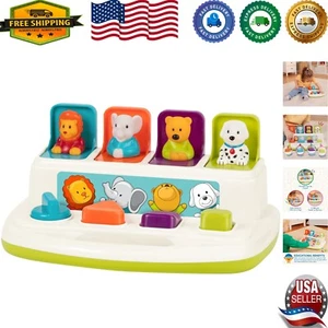 Portable Pop-Up Animal Toy with Fun Buttons – Ideal for Travel and Play - Picture 1 of 11