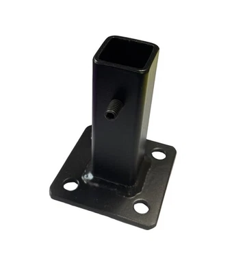 Yunque Sin Soldadura Hierro Roto Barandilla Paso 3/4" Poste Base Reparación 4" H. Negro PP Foto 1 de 4