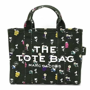 MARC JACOBS x PEANUTS The Tote Bag Borsa Tela Khaki Snoopy Collaborazione Borsetta JPN - Foto 1 di 6