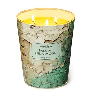 HomeLights Balsam Cedarwood Scented Candles | 34oz Soy Candles Industrial Chi... - Picture 1 of 7