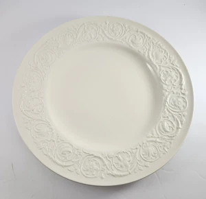 Plato redondo Wedgwood Patricio Marfil 13 pulgadas Etruria Barlaston - Imagen 1 de 5