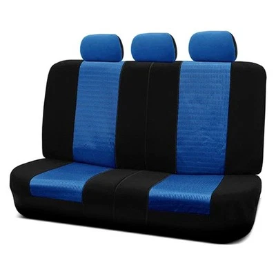 FH Group Trendy Elegance 3D Air Mesh 2nd Row Black & Blue Seat Covers Foto 1 de 4