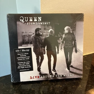 QUEEN & Adam Lambert  -  Live Around the World CD+Blu-ray  BRAND NEW SEALED!   Foto 1 de 4