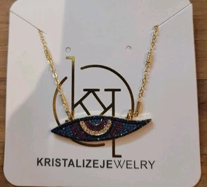 Kristalize Adna Necklace Eye Colorful  - Picture 1 of 2