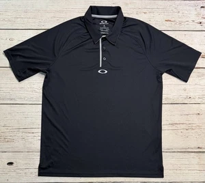 Oakley Golf Polo Ohydrolix Short Sleeve Regular Fit Men’s Sz L - Picture 1 of 8