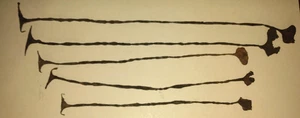 (5) 19th Century West African Iron Kissi Pennies - Primitive Tribal Money, Koli - Picture 1 of 4