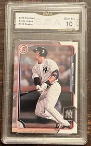 Bowman # 150 Aaron Judge 2015 radiocontrol GMA 10 gemas como nuevo - Imagen 1 de 2