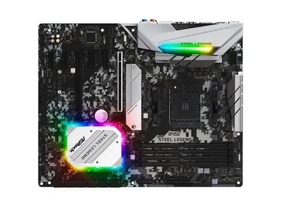 Placa Base ATX ASRock B450 Steel Legend Socket AMD AM4 Ryzen Usado - Imagen 1 de 3