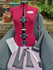 Diana 8-Part Adjustable Tailors Dress Makers - Mannequin Dress Form - Made in UK - Picture 1 of 10