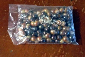 150 ct Czech Mushroom Button Beads (strung) 9x8mm MINT SEE DETAILS - Picture 1 of 2