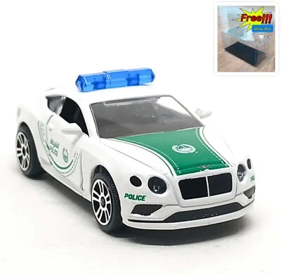 Majorette Bentley Continental GT V8 S белый новый полиции Дубая 1:64 без упаковки - Изображение 1 из 4
