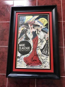 Marc Clauzade Lithographie signiert Couture Paris Mode wunderschön 👀 - Bild 1 von 9