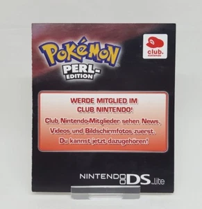 Nintendo DS Pokémon Perl Edition - Club Nintendo VIP  - Bild 1 von 4