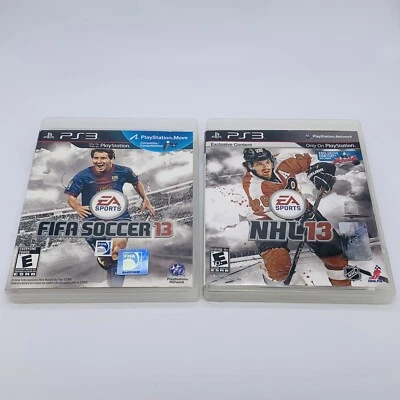 Lot of 2 FIFA Soccer 13 and NHL 13 Sony PlayStation 3 PS3 - Tested and Working - Image 1 of 4