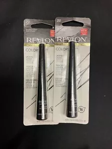 2 Pack Revlon ColorStay Liquid Liner #251 Blackest Black .08 Oz. Each - Picture 1 of 1