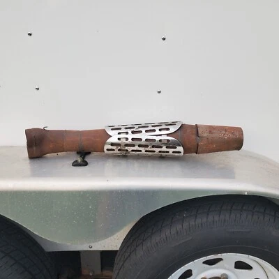 Harley Davidson XR750? 排气消声器消声器烟斗老式扁平车 — 第 1/4 张图片