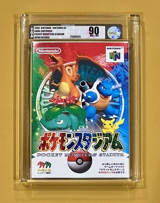Unopened Japanese Pocket Monsters Pokemon Stadium VGA 90 NM/MT Graded Video Game - Image 1 of 4