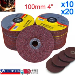 100mm 4 Inch Grinding Discs Wheels Angle Grinder Sanding Cutting Inox Steel Flap - Picture 1 of 10