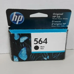 Genuine OEM HP 564 Black Original Ink Cartridge CB316WN - Expires Oct 2021 NIB - Picture 1 of 3