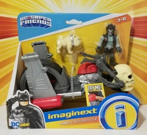 Imaginext DC Super Friends Lobo + Motorcycle Dawg DC Universe Justice League - Picture 1 of 4
