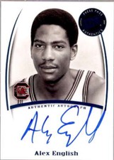Alex English Card 2007-08 Press Pass Legends Signatures #62 