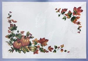 BARDWIL Linens HARVEST MEDLEY Fall Autumn Fabric Placemat - Picture 1 of 1