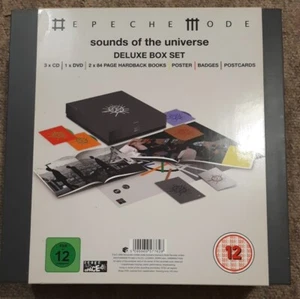Depeche Mode: Sounds of the Universe Deluxe Box Set 3xcd DVD Book Poster Badges - Picture 1 of 1