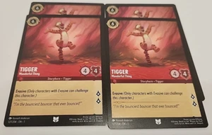4x Disney Lorcana TCG: TIGGER - WONDERFUL THING - Picture 1 of 1
