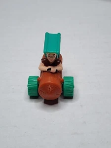 FLINTSTONES CAR MCDONALD'S HAPPY MEAL 1994 VINTAGE TOY BARNEY LOG CAR - Picture 1 of 4